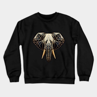 Geometric elephant head Crewneck Sweatshirt